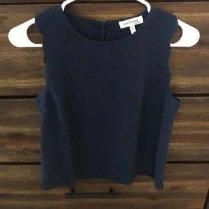 Monteau Navy tank top